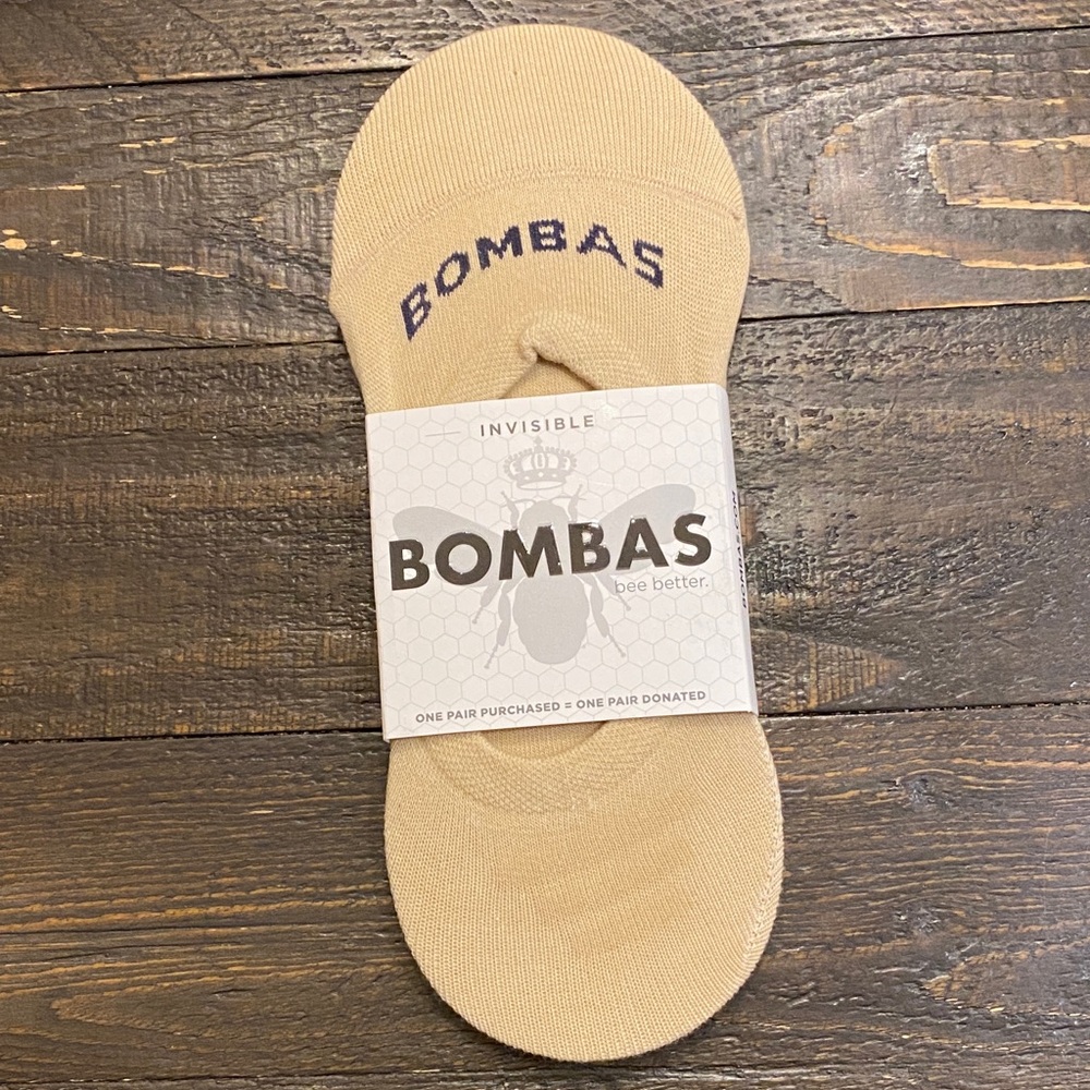 Bombas Beige Invisible Socks